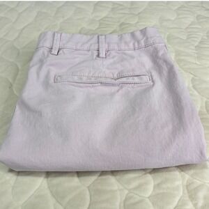 GAP Essential Khaki 10" Shorts Men Size 40 Purple‎ Flat Front Casual Summer